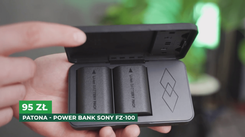 Power bank z baterii od kamery
